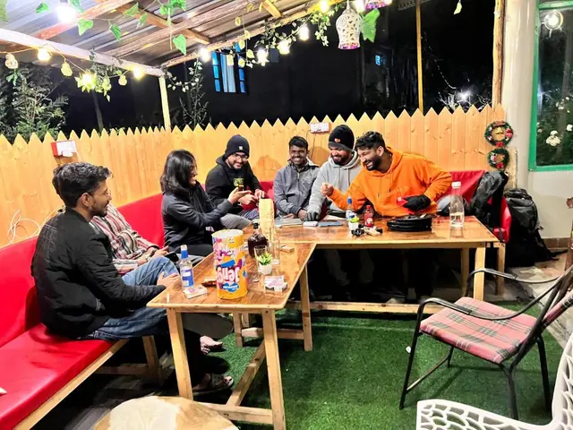 Safar Hostel's shared common room